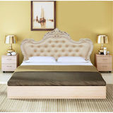 欧式床头板软包烤漆卧室靠背法式床尾床板1.8米床头法式简约现代