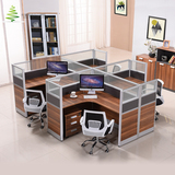 办公家具直销4 6人屏风隔断办公桌卡座职员桌员工桌电脑桌特价