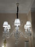 巴卡拉拉经典系列玻璃弯管+水晶客厅餐厅卧室吊灯