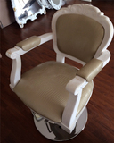 厂家直销美发椅 玻璃钢欧式发廊专用椅 高档裂纹椅子