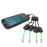 充电同时OTG数据线转接头带供电手机平板电脑USB连接线