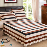 床裙席梦思韩式床罩 床套单件 床盖床单床垫保护床笠2.0米2.2m1.8