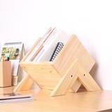 创意简易办公实木学生桌上经济型宝宝儿童电脑桌迷你松木小书架