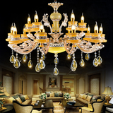 欧式水晶灯奢华客厅吊灯简约酒店大厅温馨卧室灯创意餐厅led灯具
