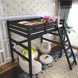 创意时尚欧式高架床全实木简约子母床上下铺儿童单双人高低护栏床