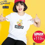 [NPC] 李晨nic潮牌MLGB x Simpsons 鬼脸辛普森MLGB 短袖T恤