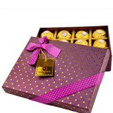 费列罗12粒字母烫金巧克力成品礼盒装婚庆喜糖果节日生日圣诞
