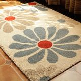 宜家客厅茶几地毯家用时尚现代简约加厚卧室床边地毯长方形可手洗