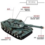 遥控坦克车军事模型越野车玩具充电动汽车大炮儿童男孩3-6周岁2岁