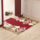 新品包邮TPR门厅地垫地毯紫薇花几何图地毯飘窗地垫可定做尺寸
