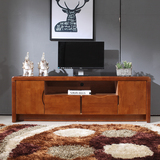 橡木实木电视柜1.2米1.5米简约现代客厅电视柜小户型地柜