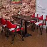 铁艺餐椅子复古咖啡椅奶茶西餐厅桌椅组合定制