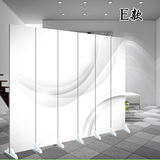 屏风隔断移动背景墙3D时尚折叠公司企业logo办公室公司文化墙设计