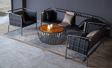 铁艺沙发客厅组合简约现代美式复古工业风创意个性休闲单人沙发椅