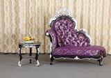 欧蒂曼家具欧式美人榻贵妃沙发实木布艺沙发床客厅躺椅卧室贵妃椅