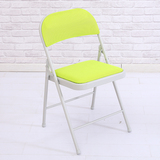2016折叠塑料椅子办公培训折叠椅白色时尚职员会展整装北京电脑椅