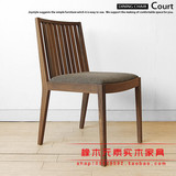 全纯实木餐椅进口白橡木椅子餐厅办公椅书桌椅简约日式特价包邮