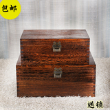 仿古木盒复古小木箱储物木质盒大匣子整理桌面实木整理收纳储存箱