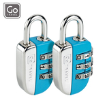 英国Go Travel 旅行用品 箱包 安全锁 TSA密码锁 锁头 挂锁 正品