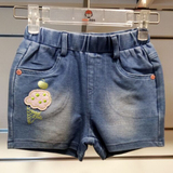 2015夏季新款abc童装 女童韩版小童潮中腰纯棉牛仔短裤F52120354