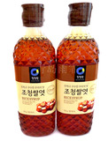 韩国进口食品 清净园糖稀 大米糖稀 大米糖浆 麦芽糖稀 水怡700g