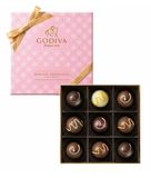 日本直邮代购GODIVA歌帝梵夹心巧克力9个情人节生日纪念日粉礼盒