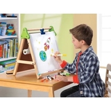 包邮Discovery Kids 儿童画板 3合一功能 画画板带卷纸 粉笔 板擦