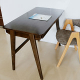 日式榉木纯全实木书桌80cm1米1.2米小电脑桌小户型北欧宜家方桌子