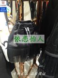 A9YF61302 太平鸟女装2016春款专柜正品代购流苏桶包 A9YF6130289