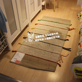 2.7温馨宜家IKEA迪斯特平织地毯手工制作家用门垫卧室客厅地毯
