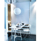 3.8温馨宜家IKEA尼斯折叠椅餐椅办公椅工作椅学习椅休闲椅白色