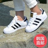 韩国直邮 阿迪达斯正品Adidas贝壳头金标板鞋男女鞋休闲鞋 C77124