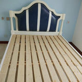 实木小床欧式简约现代美式地中海风格单人儿童床原木环保1米5特价