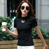 韩版白色短袖运动T恤女装夏季修身半袖打底衫上衣潮学生大码体恤