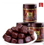 特价韩国原装进口休闲零食品乐天梦幻56%高浓度纯黑巧克力90g罐装