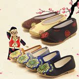 老北京布鞋童鞋男童鞋绣花鞋宝宝鞋儿童演出鞋传统布鞋唐装手工鞋