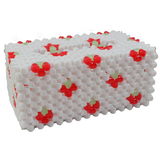 创意珠绣抽纸盒立体绣手工葡萄纸巾盒子DIY串珠可爱纸巾盒材料包