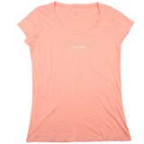 Calvin Klein CK女士签名亮钉闪粉大圆领短袖T恤 美国代购正品