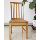 特价优质简约日式白橡木餐椅纯实木现代时尚休闲椅电脑椅靠背椅子
