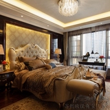欧式床时尚实木床1.8米现代简约双人床1.5米新古典婚床公主床特价