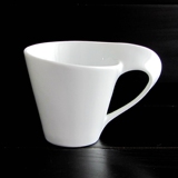 艺术创意杯 陶瓷咖啡杯 纯白陶瓷马克杯 新颖个性水杯 概念马克杯