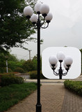 3米5头庭院灯小区公园别墅草坪灯广场道路灯现代景观灯LED户外灯