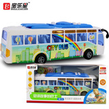 大号惯性旅游巴士城市客车公交车 儿童玩具汽车会讲故事唱歌灯光