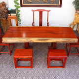 非洲红花梨原木大板桌天然画案老板桌会议桌餐桌现货批发3682