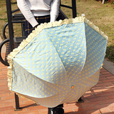 超轻防晒黑胶防紫外线遮阳太阳伞韩国学生女折叠两用晴雨伞小清新