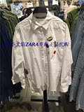 ZARA专柜正品代购 16新款女装贴布长袖衬衫2827201 2827/201