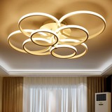 圆形艺术led吸顶灯 个性客厅灯具简约创意后现代卧室房间灯饰调光