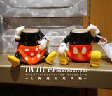 上海迪士尼乐园代购 米奇米妮立体卡通造型牙签筒 陶瓷牙签桶