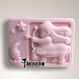 B1179手工皂模具DIY母乳皂材料套餐模具翻糖巧克力模具软硅胶矽胶