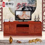新款缅甸花梨电视柜  红木雕花1.8米电视柜全实木客厅地柜储物柜